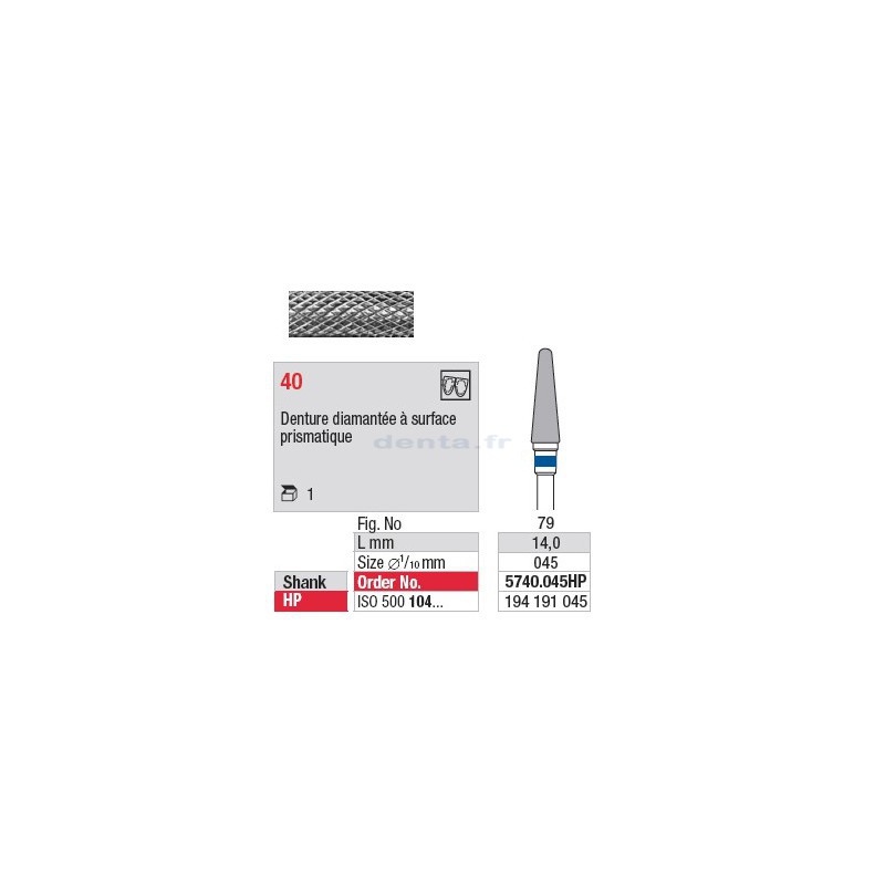 Fraise en carbure - 5740.045HP