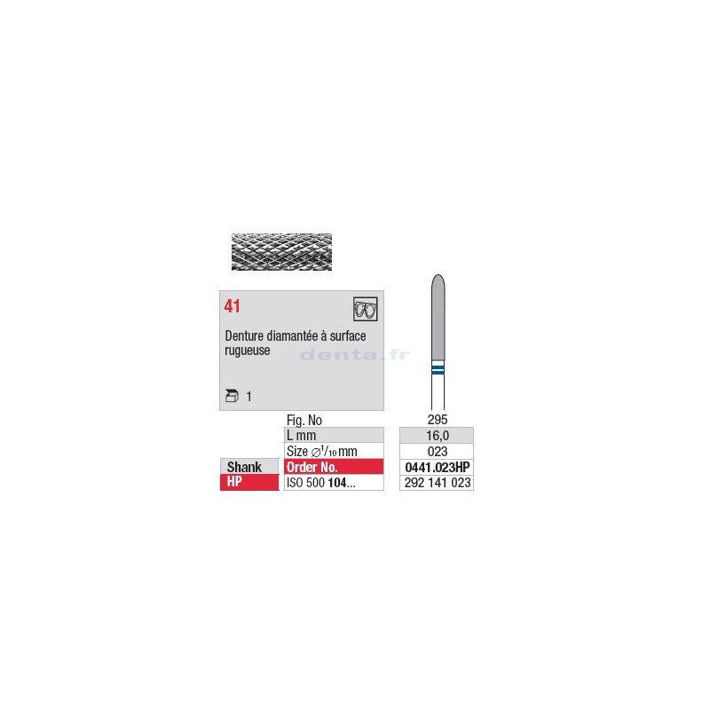 Fraise en carbure - 0441.023HP