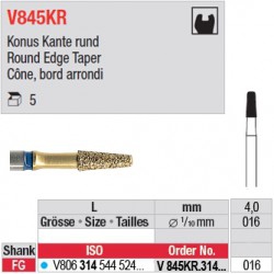  V845KR.314.016 - DIACUT - Cône, bord arrondi 