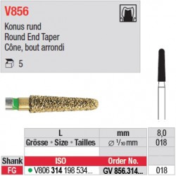 GV856.314.018 - DIACUT - Cône, bord arrondi 