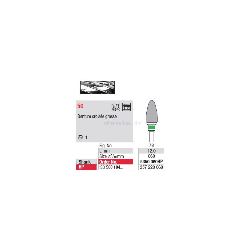 Fraise en carbure - 5350.060HP