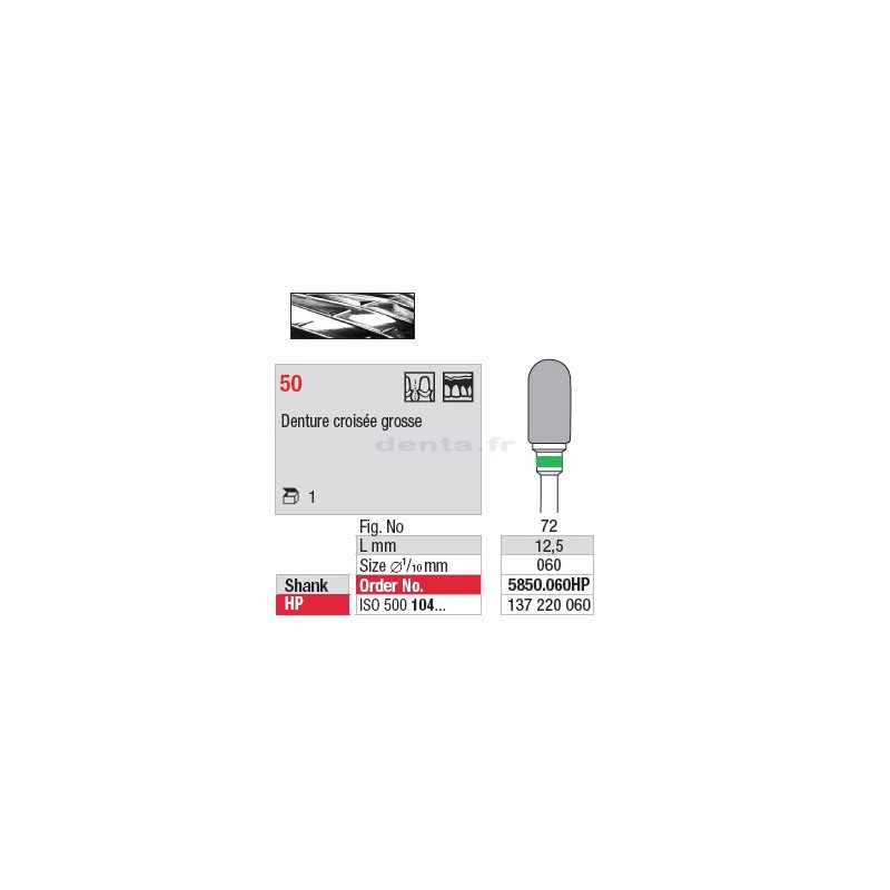 Fraise en carbure - 5850.060HP