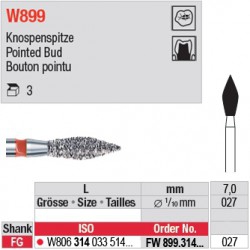  FW899.314.027 - White Tiger - Bouton pointu 