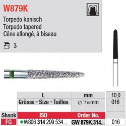  GW879K.314.016 - White Tiger - Cône, allongé, à biseau 