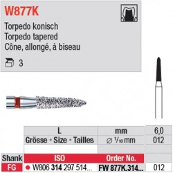  FW877K.314.012 - White Tiger - Cône, allongé, à biseau 