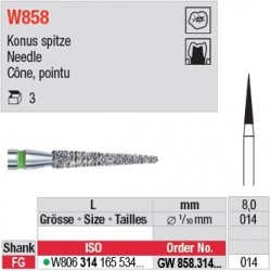  GW858.314.014 - White Tiger - Cône, pointu 