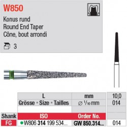  GW850.314.014 - White Tiger - Cône, bord arrondi 