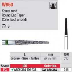  GW850.314.016 - White Tiger - Cône, bord arrondi 