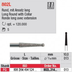 802L.314.013 - fraise diamant Endobur