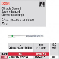 D254.317.016 - diamant chirurgie