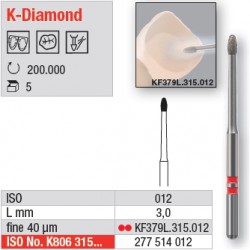 KF379L.315.012 - fraises K-Diamond