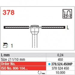 378.524.450HP - Disque à tronçonner