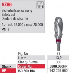 5886.060HP - VZ86 - denture de sécurité
