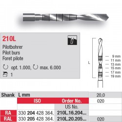 210L.20.205.020 Foret pilote 210L