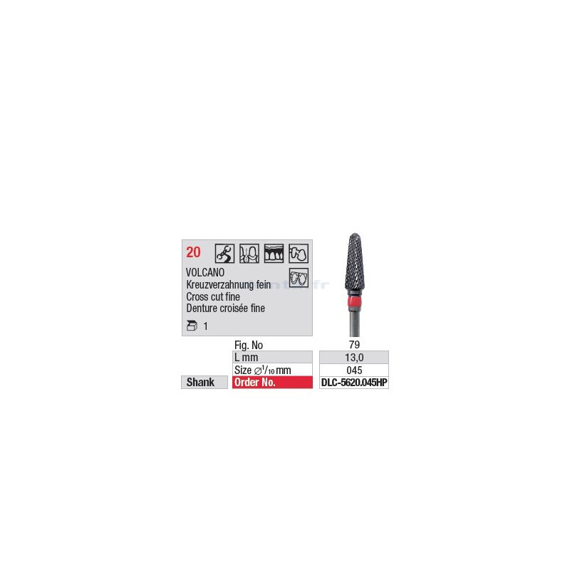 Fraise à Volcano - DLC-5620.045HP