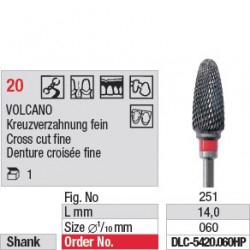 Fraise à Volcano - DLC-5420.060HP