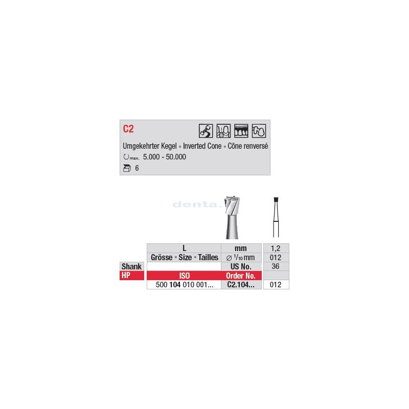 Fraise à finir - C2.104.012