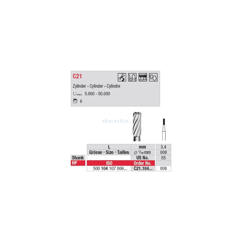 Fraise à finir - C21.104.008