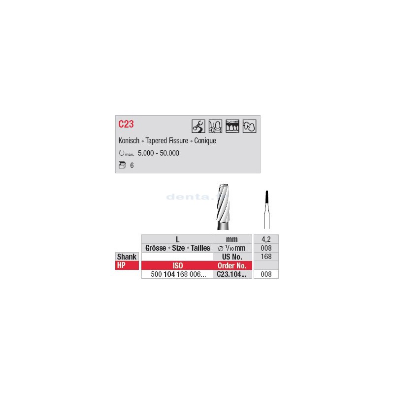 Fraise à finir - C23.104.008