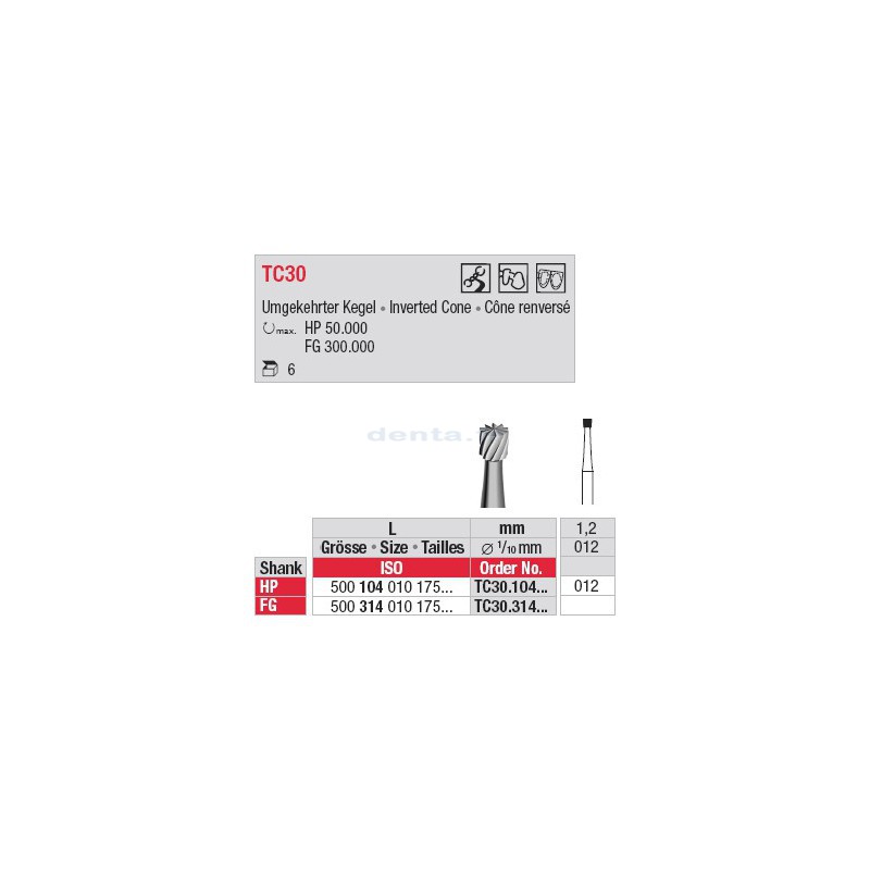 Fraises à finir - TC30.104.012