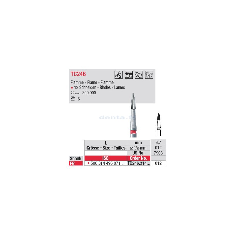 Fraises à finir - TC246.314.012