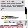 Fraise conique denture simple, chanfrainée - 2566F.103.040