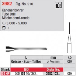 Mèche demi-ronde - 3982.103.007