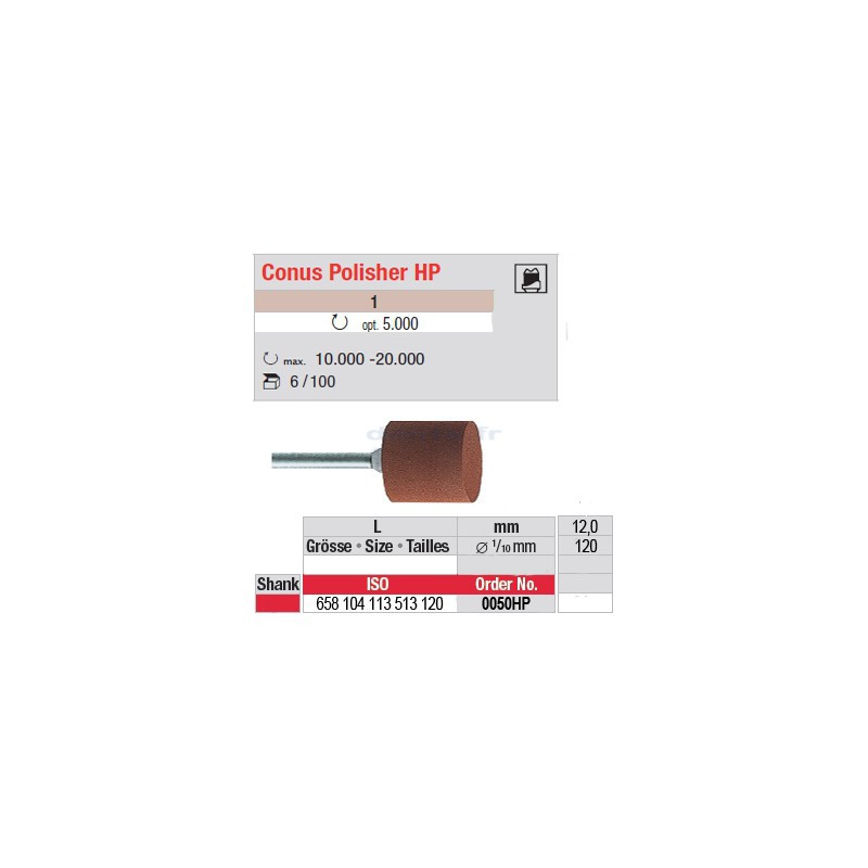 Conus Polisher HP - 0050HP