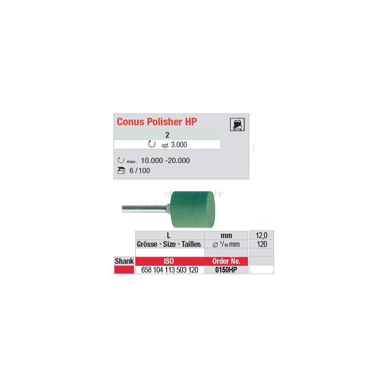 Conus Polisher HP - 0150HP