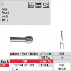 Fraise en acier ronde - 1.104.006