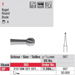 Fraise en acier ronde - 1.104.007