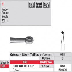 Fraise en acier ronde - 1.104.018