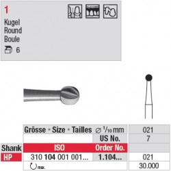 Fraise en acier ronde - 1.104.021