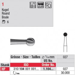 Fraise en acier ronde - 1.104.027