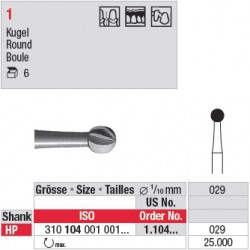 Fraise en acier ronde - 1.104.029
