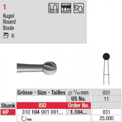 Fraise en acier ronde - 1.104.031