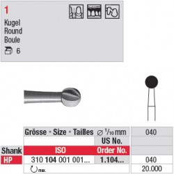 Fraise en acier ronde - 1.104.040