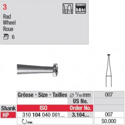 Fraise en acier roue - 3.104.007