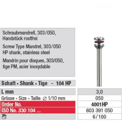 Mandrin pour disques - 4001HP