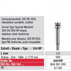 Mandrin pour disques - 4007HP