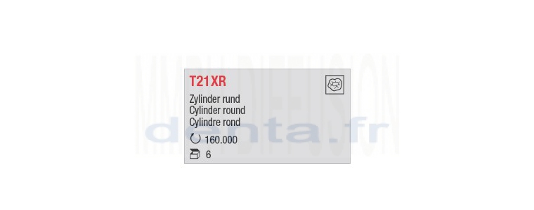 T21XR - Cylindre rond