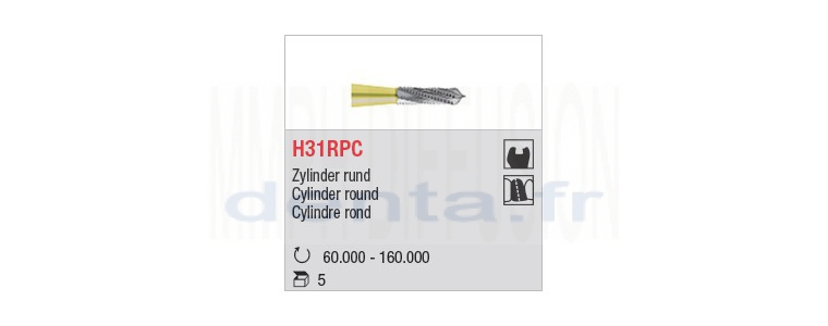 H31RPC - cylindrique ronde