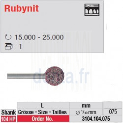 Fraise Rubynit boule - 3104.104.075
