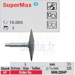 Fraise SuperMax lentille - 9006.220HP