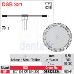 Disque diamanté dans la masse (surface marginale) - DSB321.524.300HP