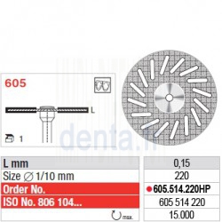 Disque diamanté SUPERFLEX (fin) - 605.514.220HP
