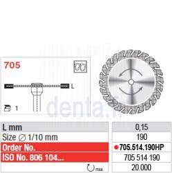 Disque diamanté SUPERFLEX (fin) - 705.514.190HP