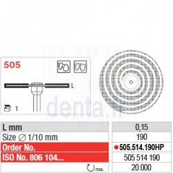 Disque diamanté SUPERFLEX Turbo (fin) - 505.514.190HP