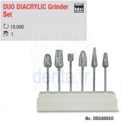 Set de fraisage diamant DUO DIACRYLIC - DDG800SO