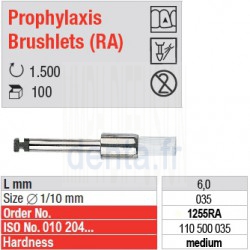  Prophylaxis Brushlets (RA) - medium - 1255RA 